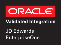 Oracle® Validated Integration for JD Edwards® EnterpriseOne® 9.1 and 9.2